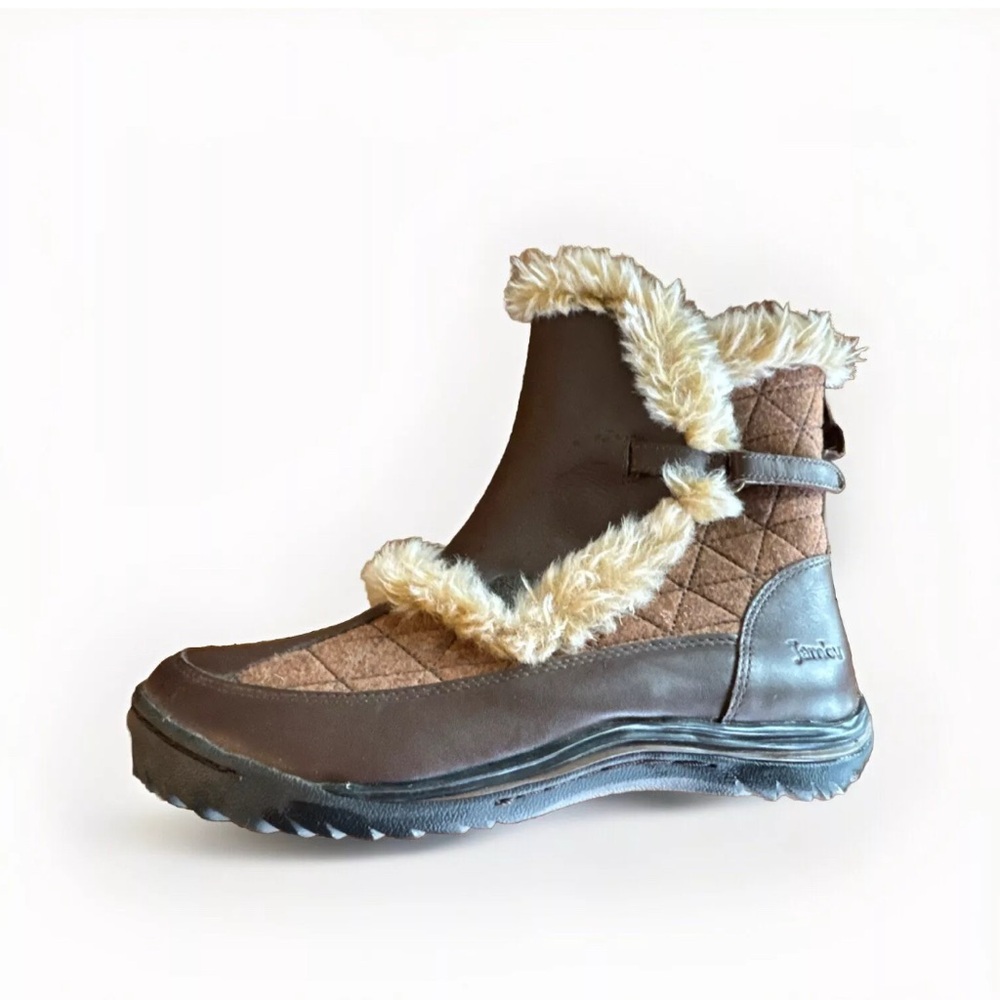 Jambu Eskimo Boot Leather Uppers Faux Fur Lined - Women's Size 6.5